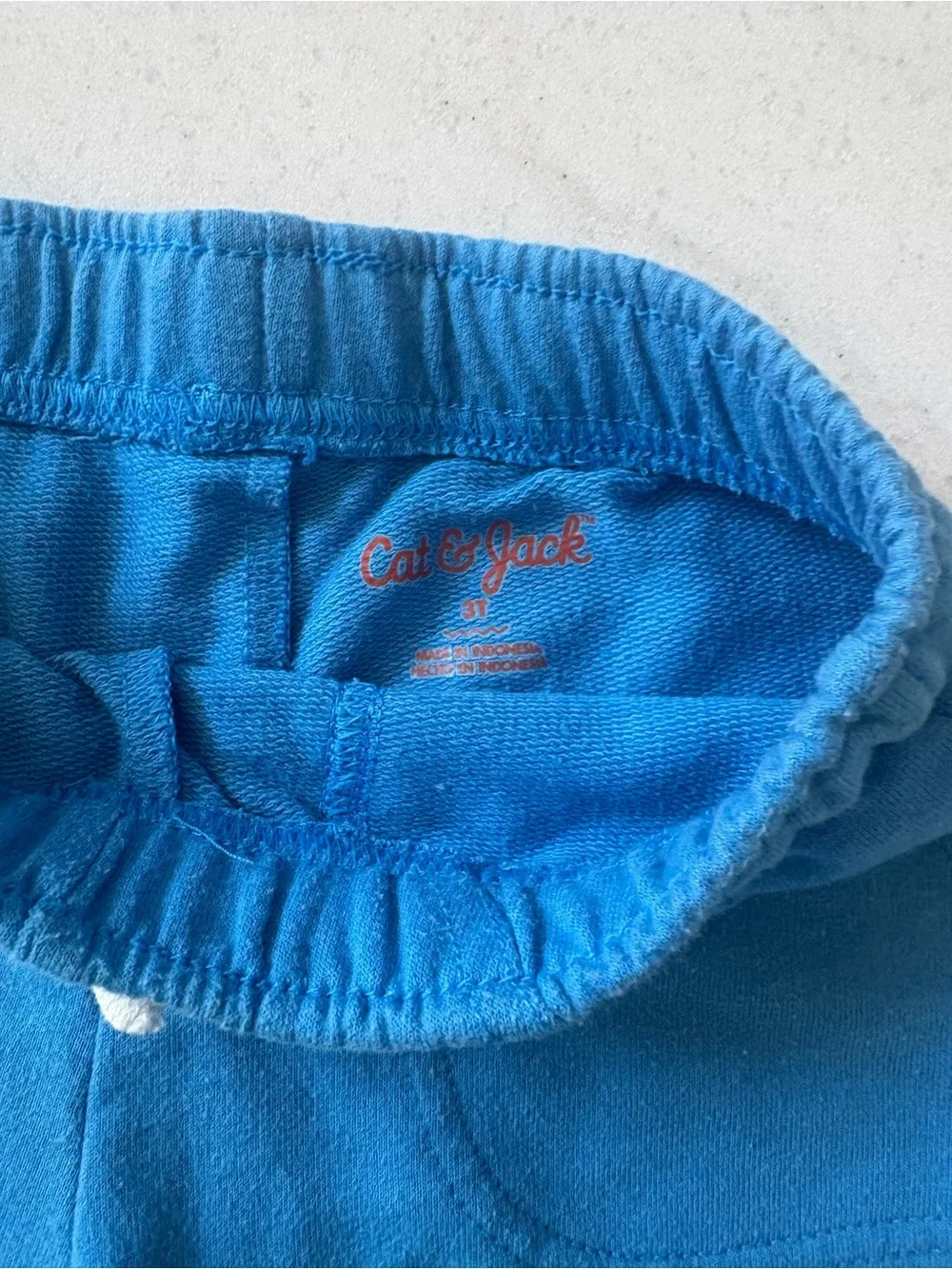 Cat & Jack Teal Blue Elastic-Waist Shorts